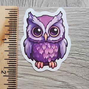 10/$10 Owl Sticker Bird Hoot Owlet Colorful Cartoon